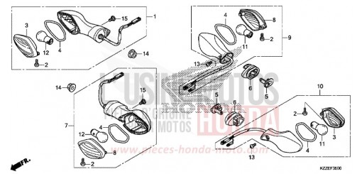 BLINKER (CRF250L/LA) CRF250LAH de 2017